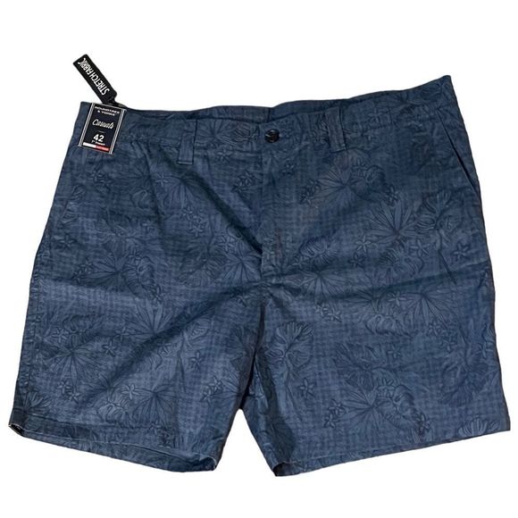 Roundtree & Yourke Casuals Flat Front Short Classic Fit 7” Inseam Size 42 - Picture 2 of 5